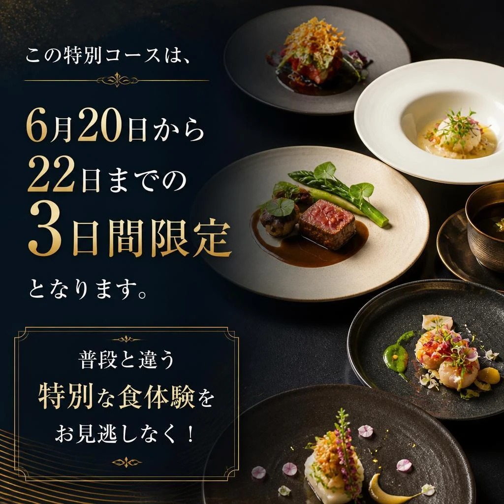 限定3日間のチャンス