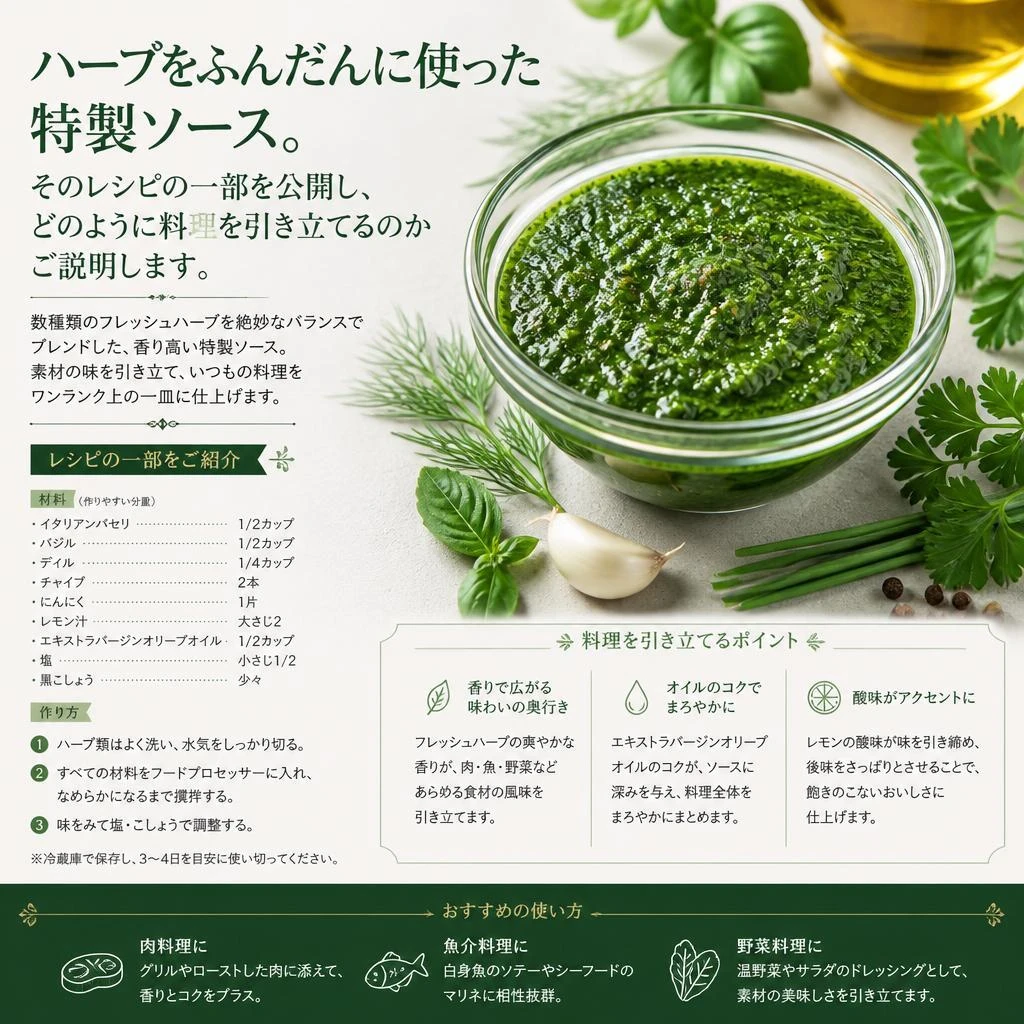 特製ソースの秘密