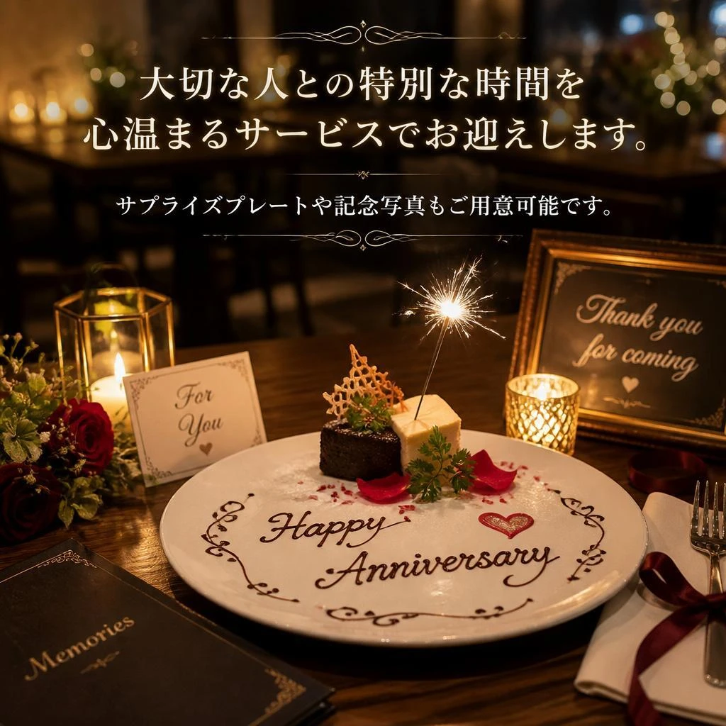 温かなサービスで思い出に残る時間を